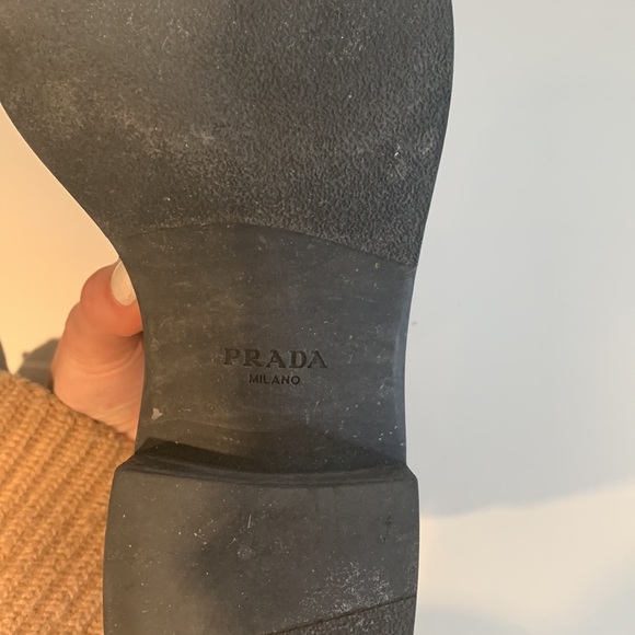 PRADA LOGO LOAFERS - Picture 5 of 7